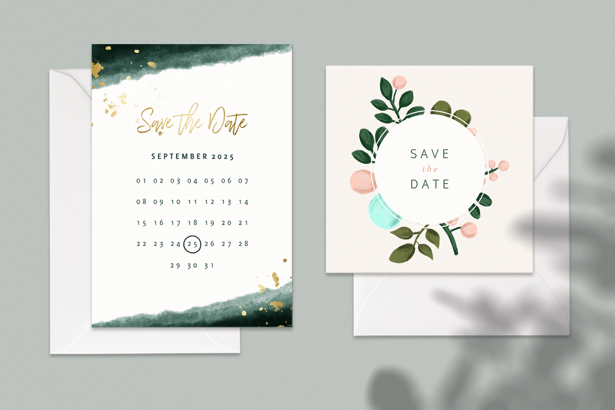 Save the Date Karten gestalten
