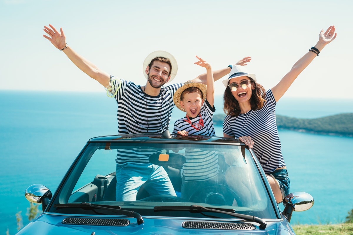 Auto-Urlaub mit Kindern