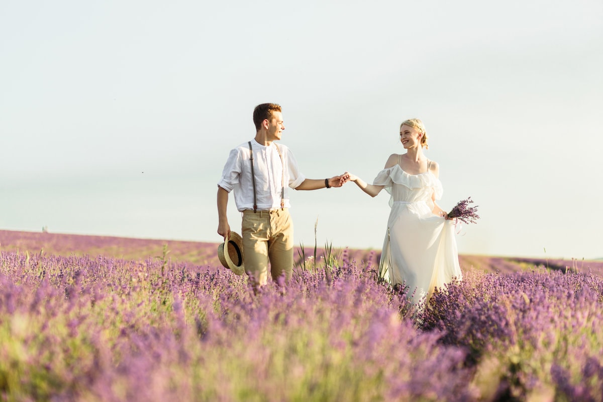 heiraten bei warmem Wetter