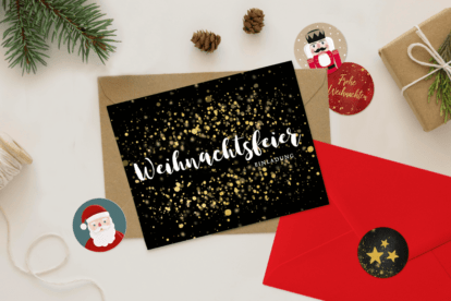 Zur Weihnachtsfeier einladen – unsere Tipps!