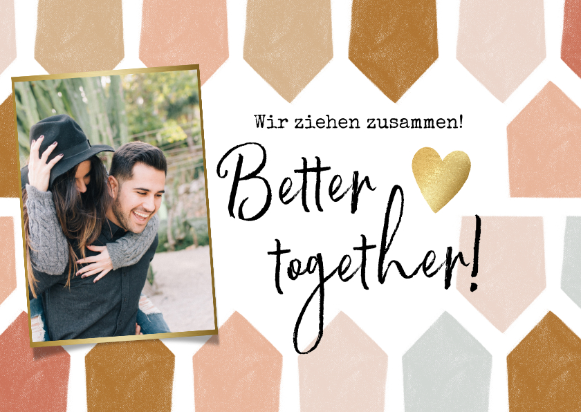 Einladungskarten - Foto-Einladung zur Einweihung 'Better together'