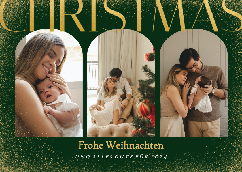 Fotokarten - Fotokarte zu Weihnachten mit Fotoreihe 'Christmas'
