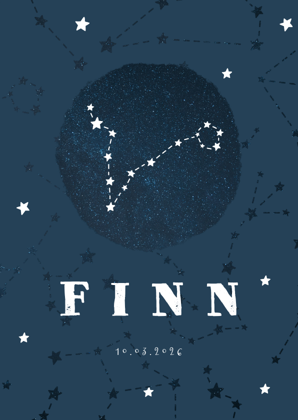 Geburtskarte Sternzeichen Fische Foto innen - Geburtskarten Geburtskarten - Geburtskarte Sternzeichen Fische Foto innen