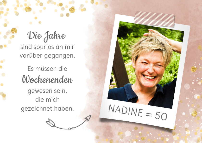 Geburtstagseinladung Foto mit Spruch Wochenenden - Geburtstagseinladungen Geburtstagseinladungen - Geburtstagseinladung Foto mit Spruch Wochenenden