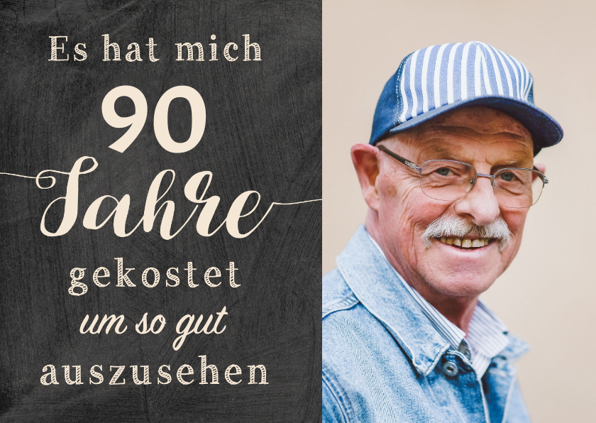 Geburtstagseinladungen - Geburtstagseinladung Gut aussehen 90