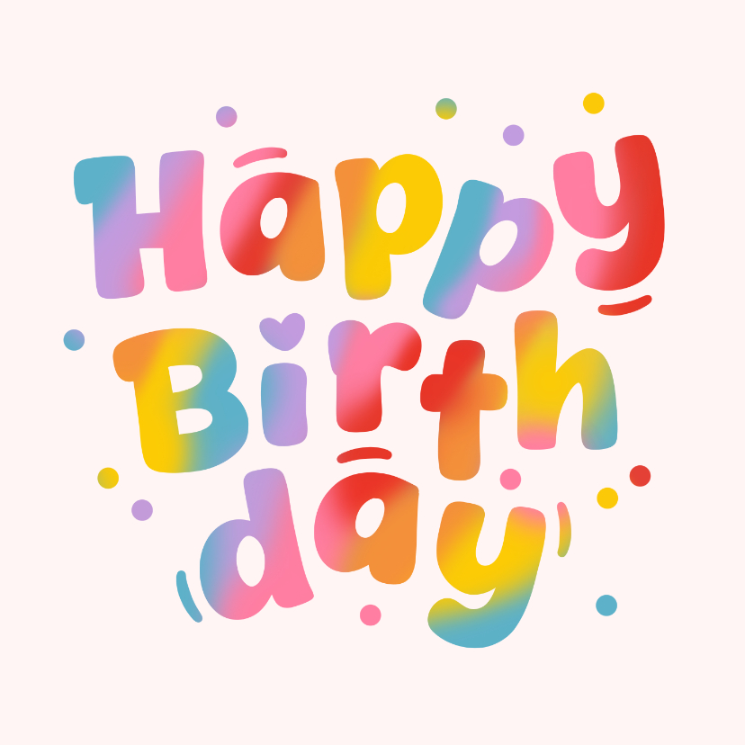 Geburtstagskarte Regenbogen Happy Birthday - Geburtstagskarten Geburtstagskarten - Geburtstagskarte Regenbogen Happy Birthday