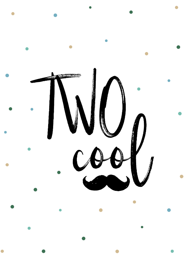 Geburtstagskarten - Glückwunschkarte zum 2. Geburtstag 'TWO cool'