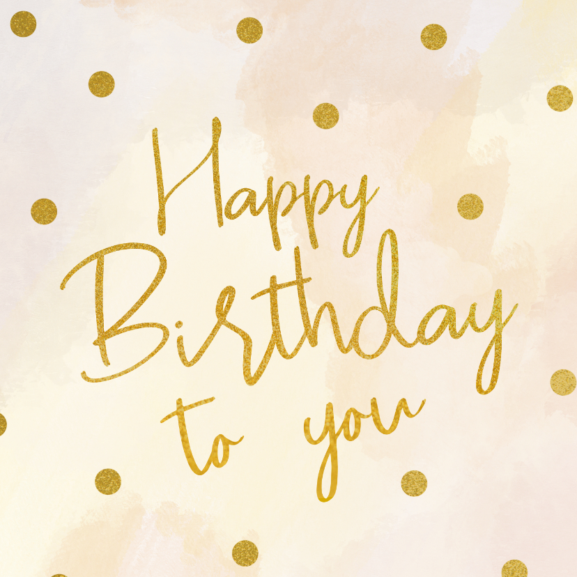Geburtstagskarten - Glückwunschkarte Geburtstag 'Happy Birthday' mit Konfetti