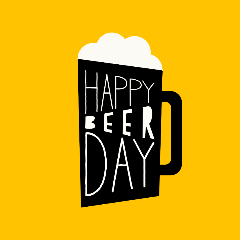 Geburtstagskarten - Glückwunschkarte Happy Beerday