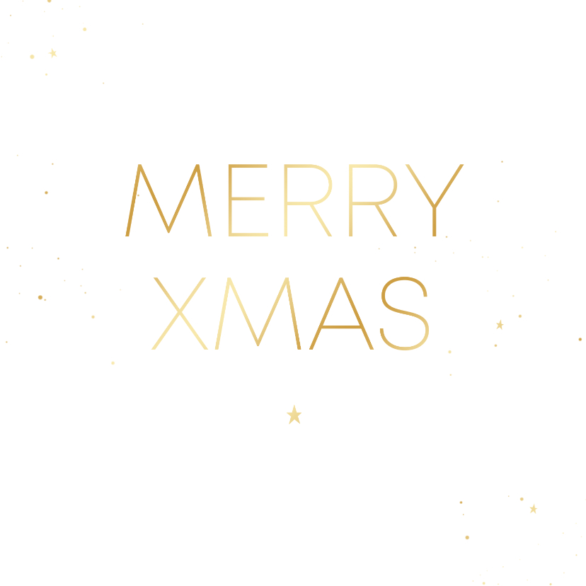 Geschäftliche Weihnachtskarten - Firmen-Weihnachtsgrüße minimalistisch 'Merry Xmas'