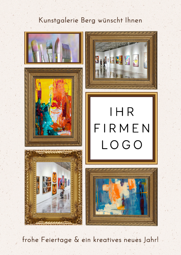 Fotocollage Bildergalerie geschäftliche Weihnachtskarte - Geschäftliche Weihnachtskarten Geschäftliche Weihnachtskarten - Fotocollage Bildergalerie geschäftliche Weihnachtskarte