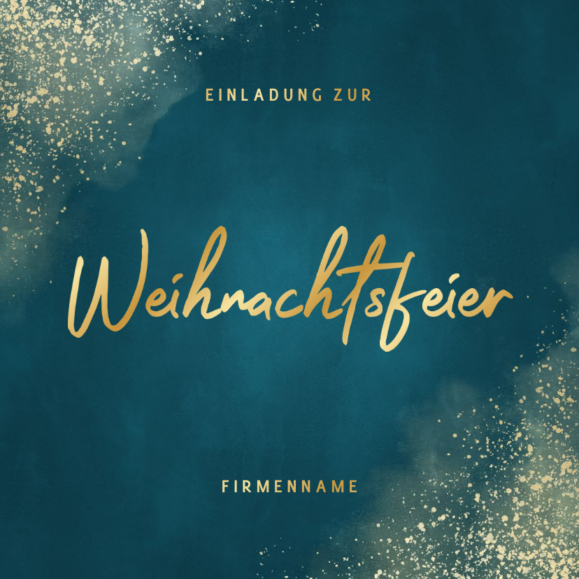 Geschäftliche Einladung Weihnachtsfeier Goldschrift - Geschäftliche Weihnachtskarten Geschäftliche Weihnachtskarten - Geschäftliche Einladung Weihnachtsfeier Goldschrift