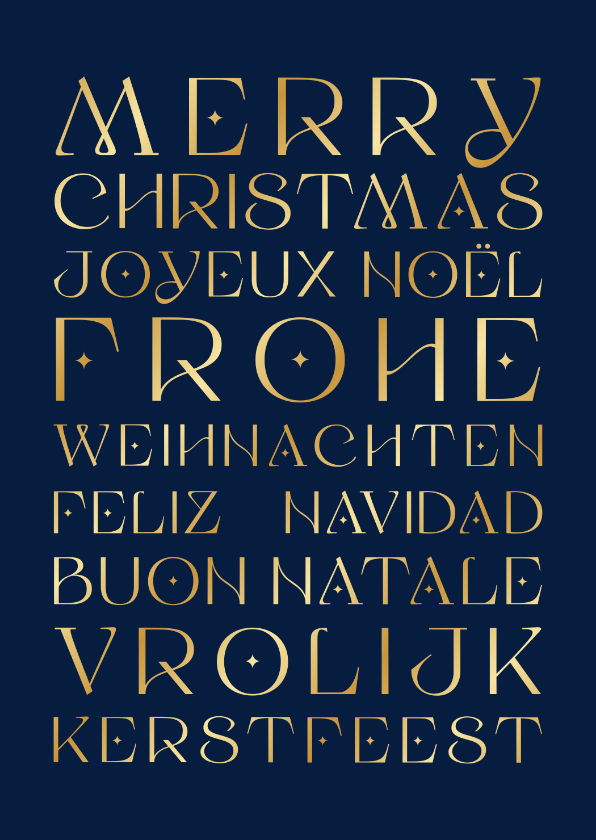 Geschäftliche Weihnachtsgrüße Sprachen in Golddruck - Geschäftliche Weihnachtskarten Geschäftliche Weihnachtskarten - Geschäftliche Weihnachtsgrüße Sprachen in Golddruck