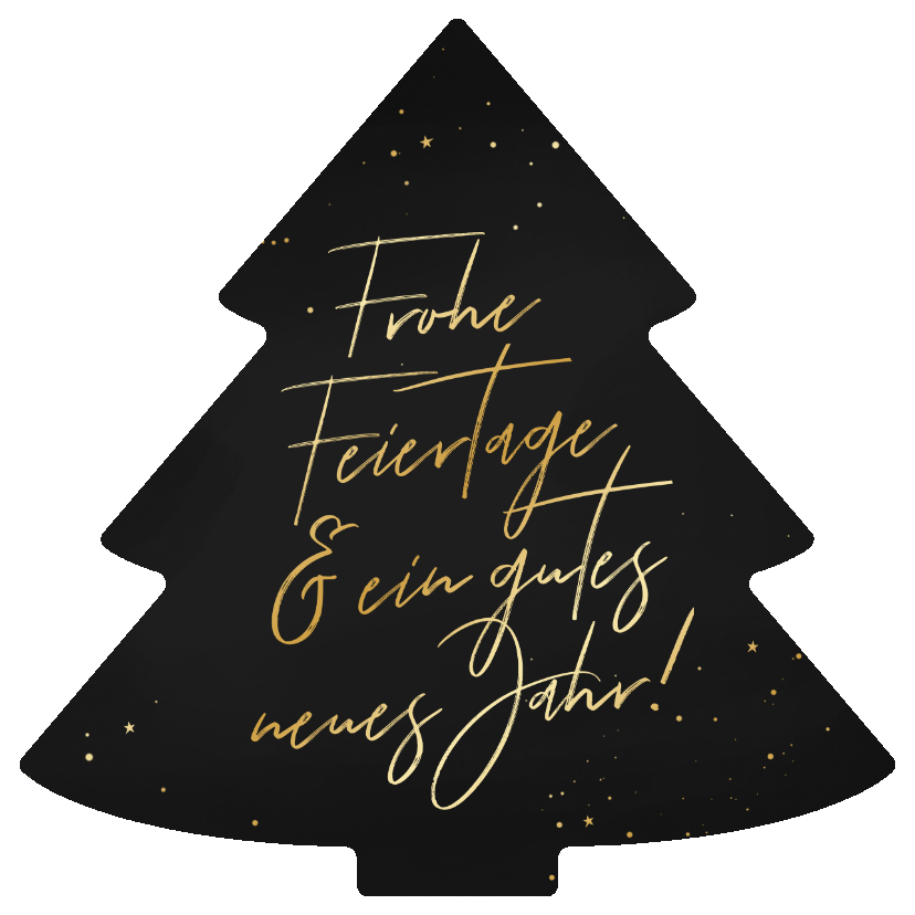 Weihnachtsgrußkarte Tannenbaum  - Geschäftliche Weihnachtskarten Geschäftliche Weihnachtskarten - Weihnachtsgrußkarte Tannenbaum