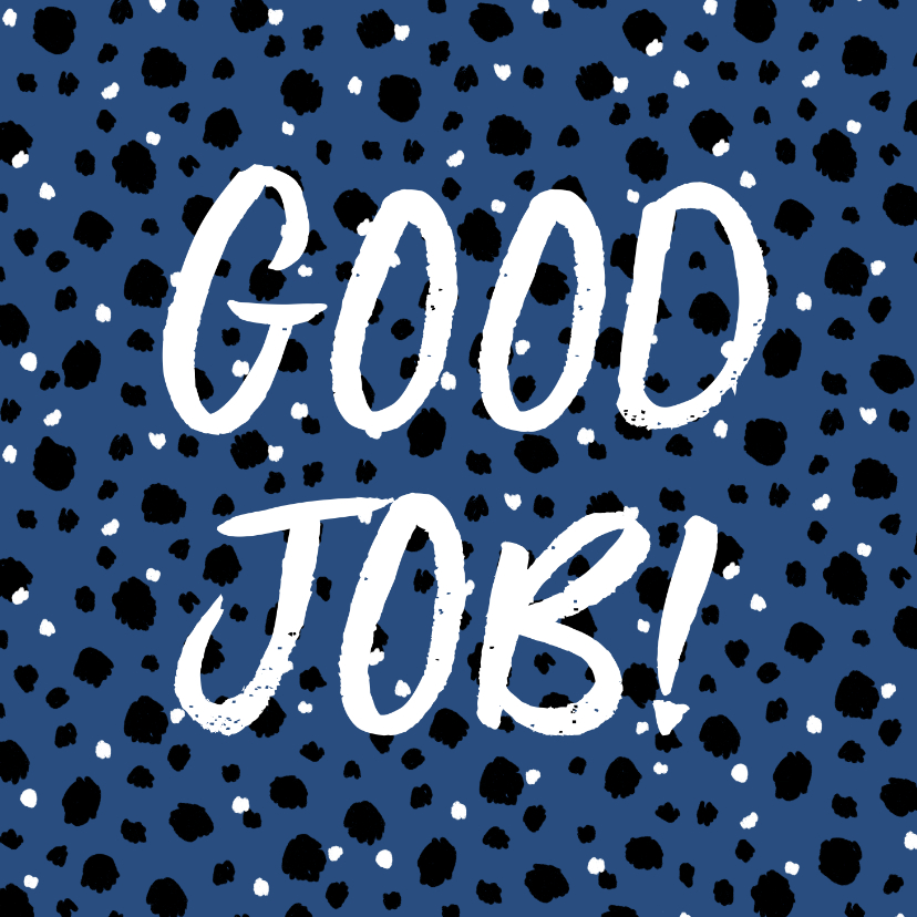 Glückwunschkarten - Glückwunschkarte 'Good Job' 