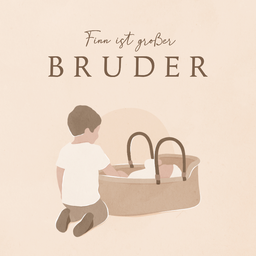 Glückwunschkarten - Glückwunschkarte 'Großer Bruder'