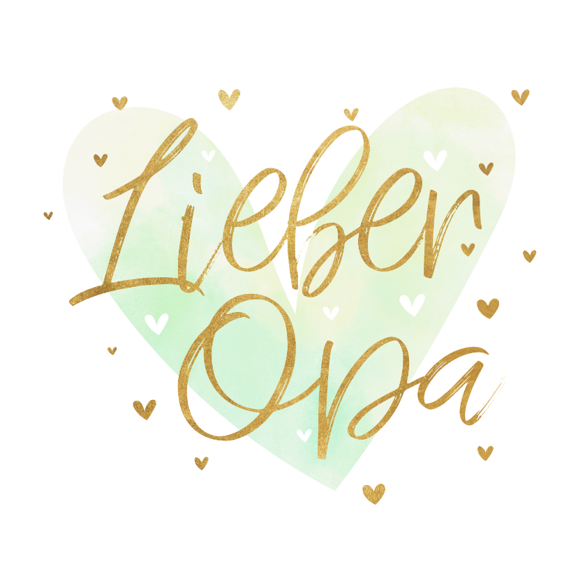Grußkarten - Grußkarte Lieber Opa Foto innen