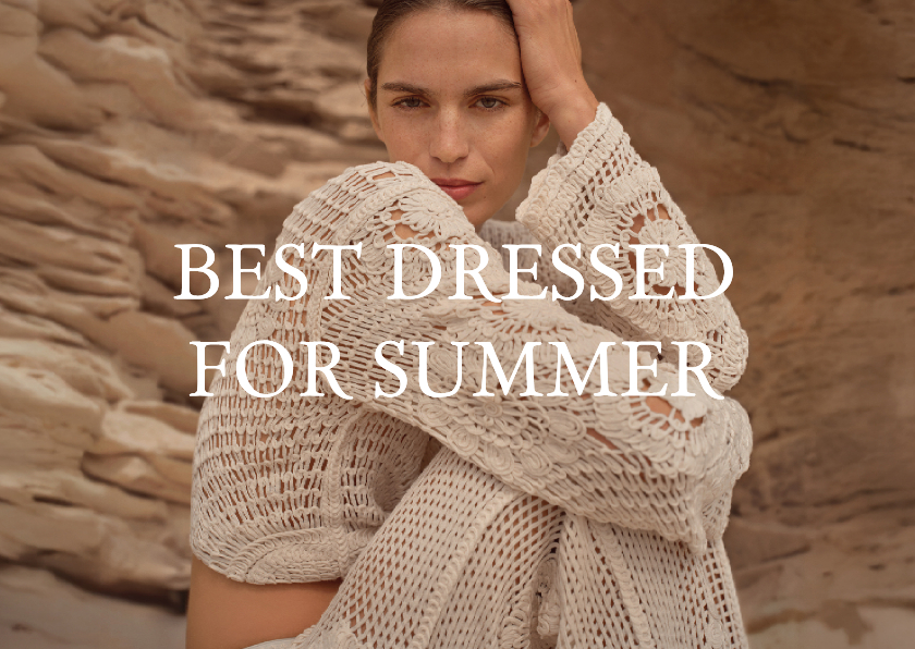 Sommeroutfit Grußkarte 'Best dressed for summer' Erdtöne - Grußkarten Grußkarten - Sommeroutfit Grußkarte 'Best dressed for summer' Erdtöne