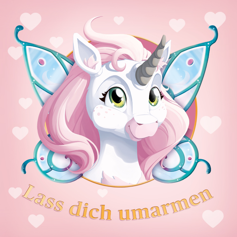 Gute Besserung - Gute-Besserung-Karte Juna 'dicke Umarmung'