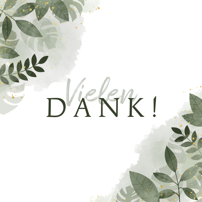 Jubiläumskarten - Dankeskarte Hochzeitstag botanisch