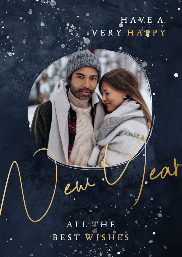 Neujahrskarten - Fotokarte Neujahrsgrüße 'New Year'