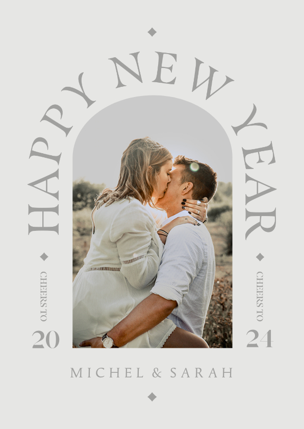 Neujahrskarten - Fotokarte zu Neujahr 'Happy New Year'