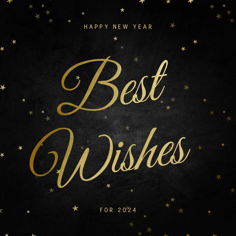 Neujahrskarten - Geschäftliche Weihnachtskarte / Neujahrskarte Best wishes