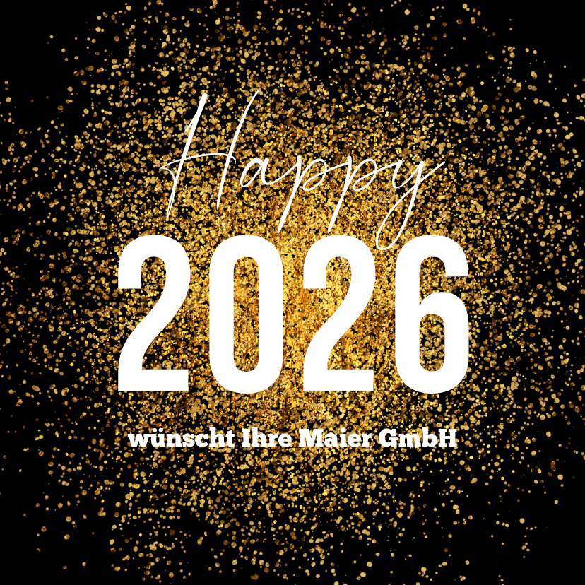 Neujahrskarte Firma 'Happy 2027' - Neujahrskarten Neujahrskarten - Neujahrskarte Firma 'Happy 2027'