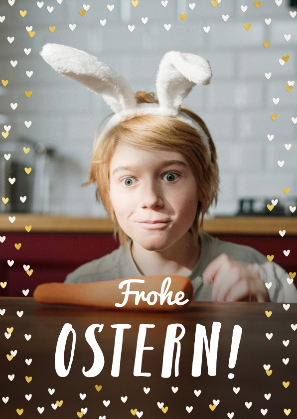 Osterkarten - Ostergrußkarte eigenes Foto