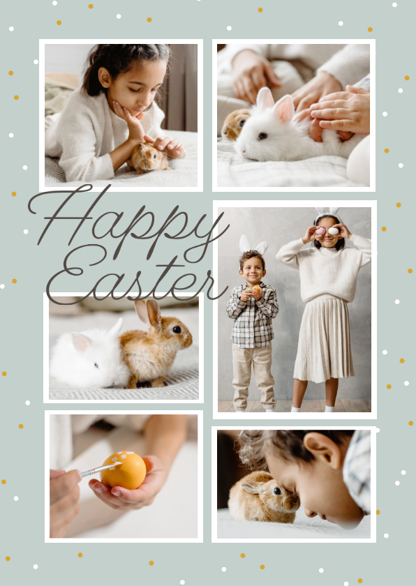 Osterkarten - Osterkarte Bilderreihe eigene Fotos