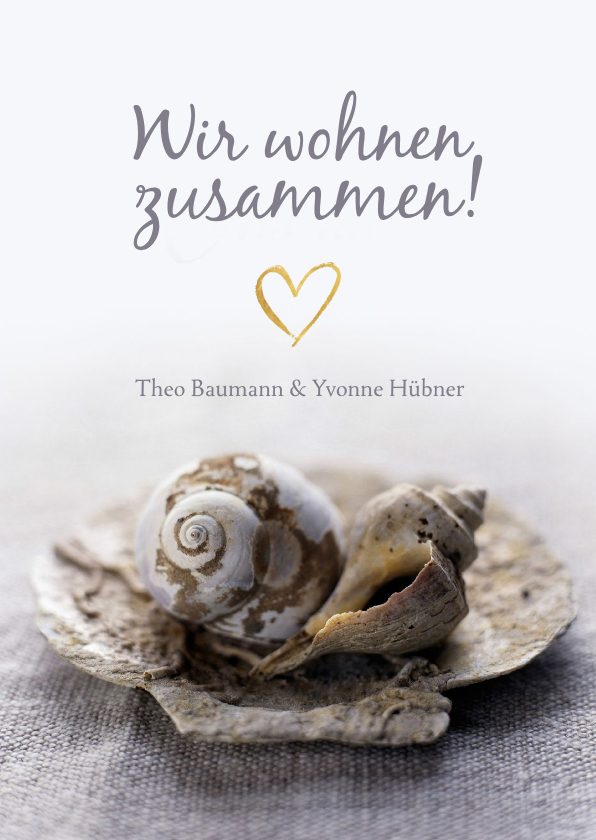 Umzugskarte Schneckenhaus - Umzugskarten Umzugskarten - Umzugskarte Schneckenhaus