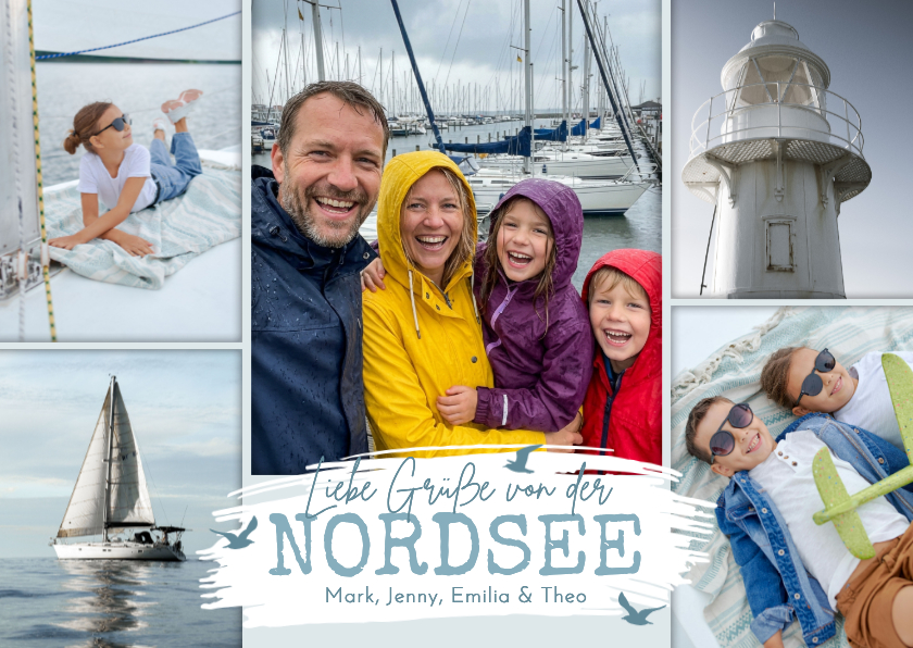 Urlaubskarten - Foto-Postkarte 'Nordsee'
