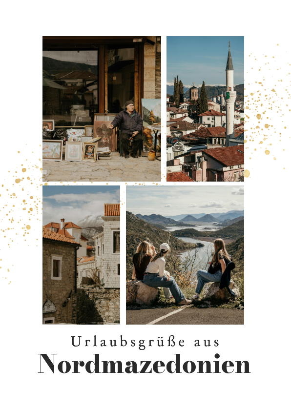 Urlaubskarten - Postkarte Fotos & Grüße aus Nordmazedonien