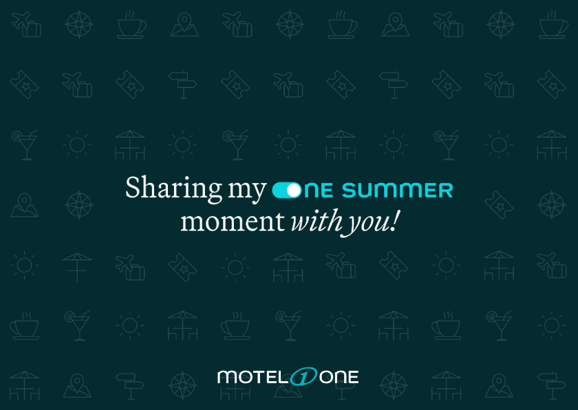 Urlaubskarten - Sharing my One Summer Moment with you - Motel One