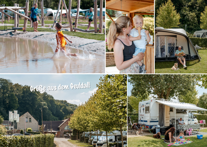 Urlaubsgrüße aus Limburg vom Campingplatz 't Geuldal - Urlaubskarten Urlaubskarten - Urlaubsgrüße aus Limburg vom Campingplatz 't Geuldal