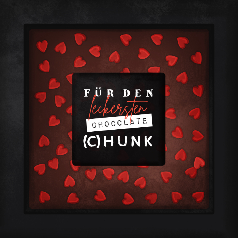 Valentinskarten - Grußkarte Valentinstag Chocolate (C)Hunk