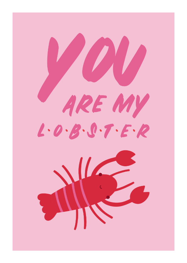 Valentinskarten - Valentinskarte 'Lobster'