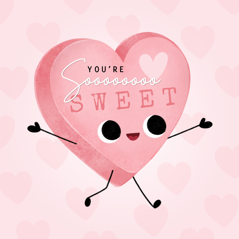 Valentinskarten - Valentinskarte Süßes Herz
