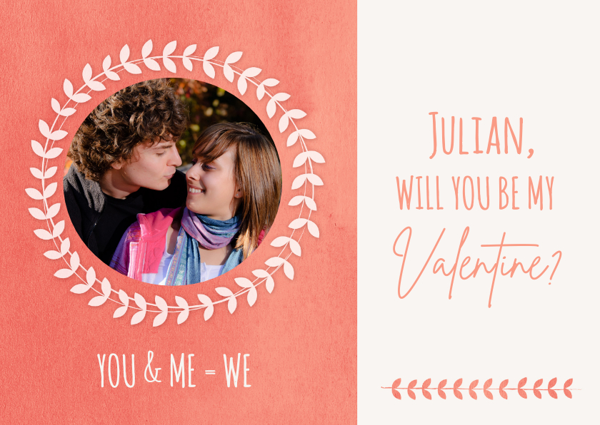 Valentinskarten - Valentinskarte 'Will you be my Valentine'