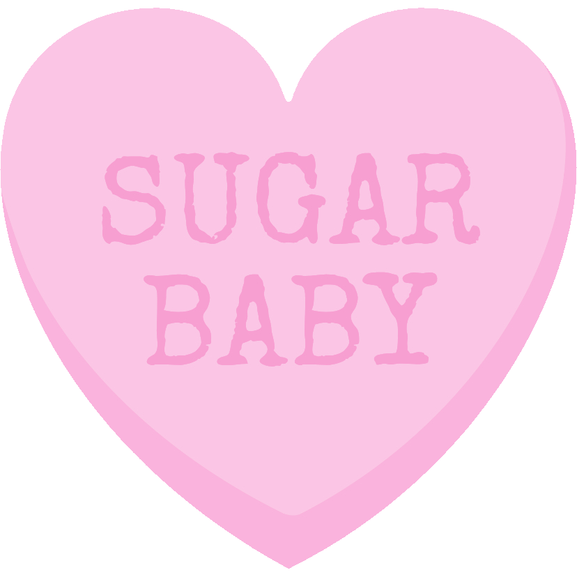 Valentinskarten - Valentinskarte Zuckerherz 'Sugar Baby'
