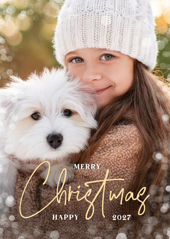 Foto-Weihnachtsgrußkarte 'Merry Christmas' - Weihnachtskarten Weihnachtskarten - Foto-Weihnachtsgrußkarte 'Merry Christmas'