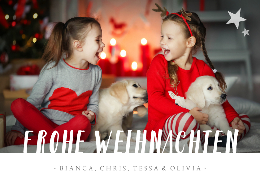 Grußkarte Weihnachten Fotomotiv - Weihnachtskarten Weihnachtskarten - Grußkarte Weihnachten Fotomotiv