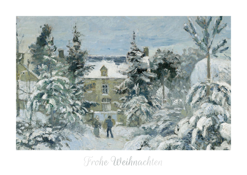 Weihnachtskarten - Kunstkarte Weihnachten Wintermotiv