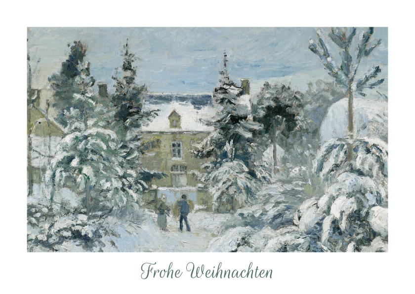 Kunstkarte Weihnachten Wintermotiv - Weihnachtskarten Weihnachtskarten - Kunstkarte Weihnachten Wintermotiv