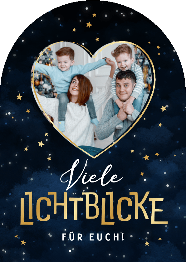 Weihnachtskarte Bogen 'Lichtblicke' Foto SOS Kinderdörfer - Weihnachtskarten Weihnachtskarten - Weihnachtskarte Bogen 'Lichtblicke' Foto SOS Kinderdörfer