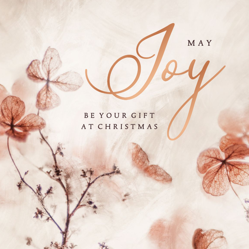 Weihnachtskarten - Weihnachtskarte 'Joy'