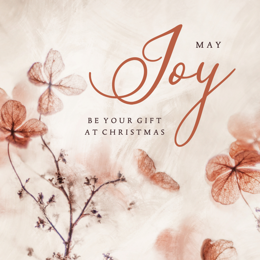 Weihnachtskarte 'Joy' - Weihnachtskarten Weihnachtskarten - Weihnachtskarte 'Joy'