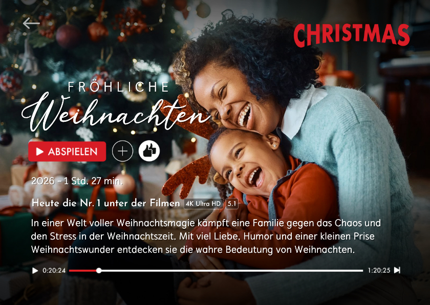 Weihnachtskarte Weihnachtsfilm Streaming Dienst - Weihnachtskarten Weihnachtskarten - Weihnachtskarte Weihnachtsfilm Streaming Dienst