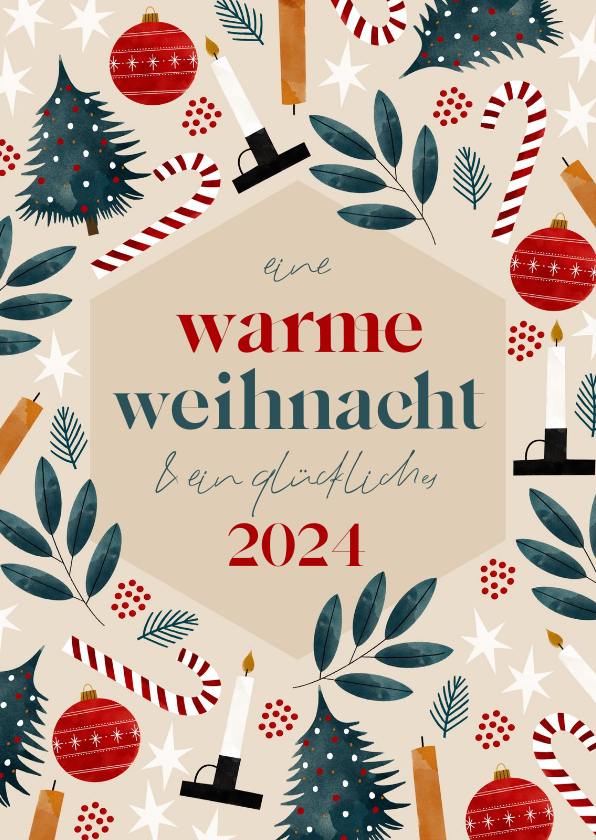 Weihnachtskarten - Weihnachtskarte Weihnachtssymbole